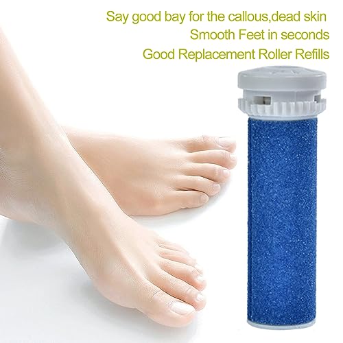 4 Pack Blue Extra Coarse Rollers for Scholl Express Pedi