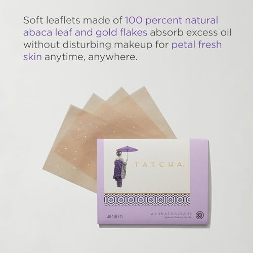 Tatcha Aburatorigami Blotting Papers 40 Pack - Abaca Leaf Oil Control