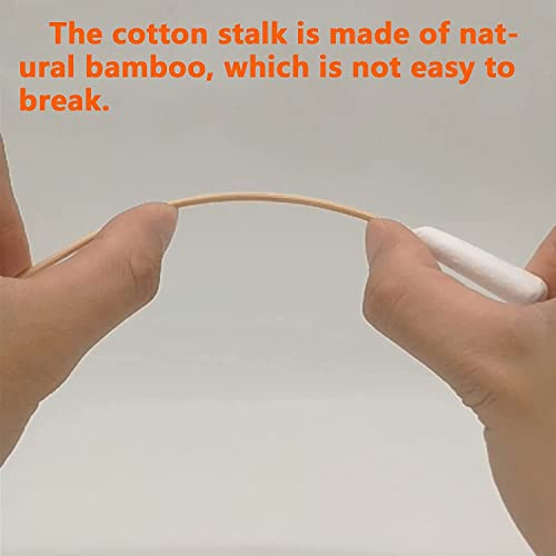 Pet Ear Cleaning Cotton Swabs - 100pcs, 6 Inch