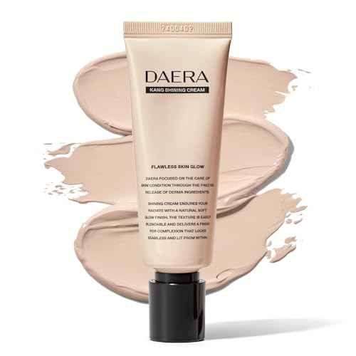 DAERA Kang Shining Korean BB Tinted Moisturizer Cream (1 Color,Neutral), Self Adjusting BB Cream,1.35 fl oz, Glowing Skin Natural Makeup, Buildable Coverage, Lightweight