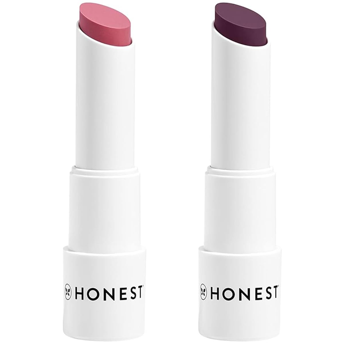 Honest Beauty Tinted Lip Balm 2-Pack | Antioxidant-rich Acai Extracts + Avocado Oil | EWG Certified, Vegan, Cruelty Free