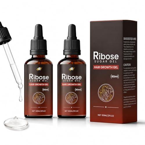 2-Pack Deoxy-D-Ribose Hair Growth Gel for Scalp & Hair Care, 60ML