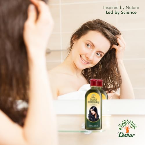 Mahabhringraj Herbal Ayurvedic Hair Oil for Scalp & Hair Nourishment - 200ML