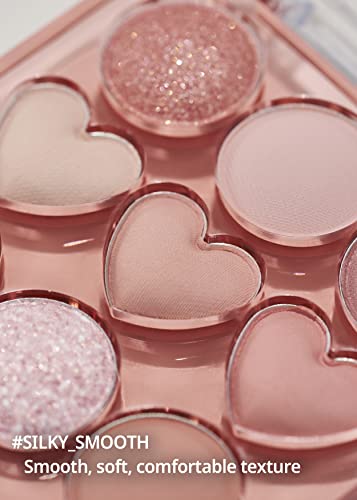 COLORGRAM Pin Point Eyeshadow Palette 01 Peach Coral