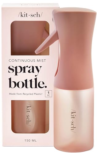 Kitsch Continuous Spray Bottle for Hair – 150ml Terracotta Fine Mist Sprayer