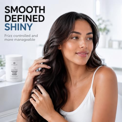 OVERCARE Coconut Keratin Hair Mask for Dry Damaged Curly Hair 1000ml