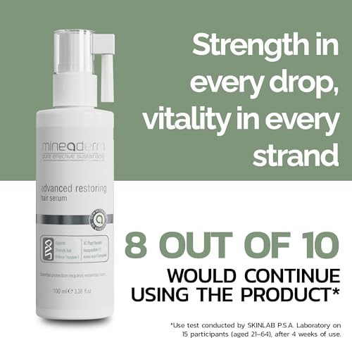 Mineaderm Advanced Hair Serum with Procapil & Peptides for Thicker, Healthier Hair