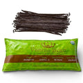 Madagascar Organic Vanilla Beans 50 Count - Grade A Whole Vanilla Pods for Baking & Extracts