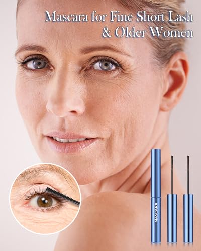 Lestpola Waterproof Mascara for Sensitive Eyes | Volume & Lengthening, 2 Pcs