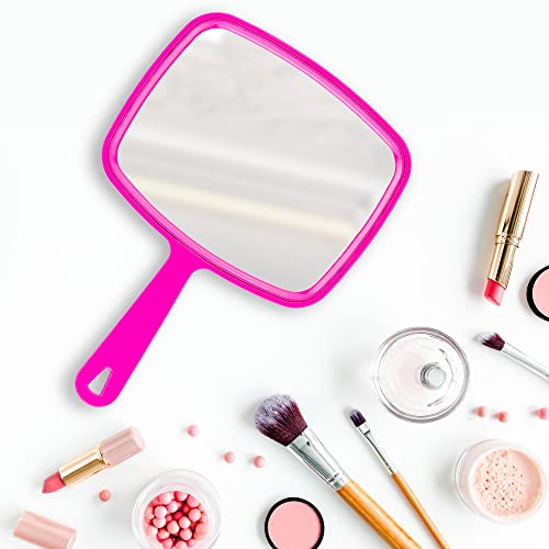 Large Hand Mirror 5.5" Handheld & Wall Mount Makeup