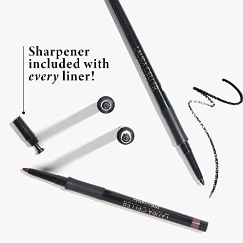 LAURA GELLER NEW YORK INKcredible Gel Eyeliner Duo - Brown Eyed Girl + Blackbird - Waterproof Smudge-proof Eyeliner Pencil with Built-in Sharpener