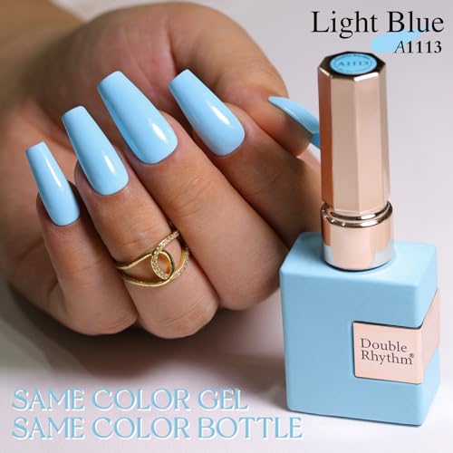 Double Rhythm Gel Nail Polish 15ML Soak Off Light Blue