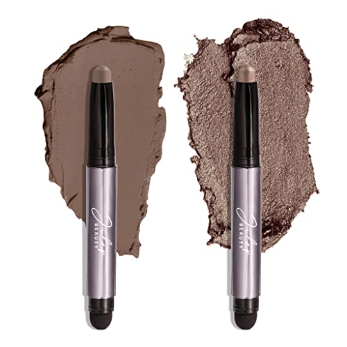 Julep Waterproof Eyeshadow Stick Duo - Long-Lasting Taupe & Stone
