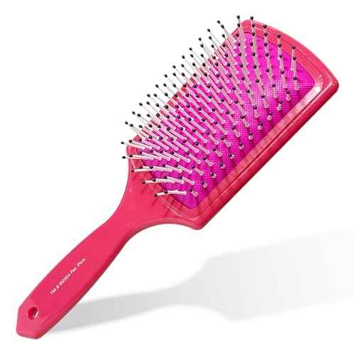 LUV HER Kids Hair Brush & Spa Headband Set for Girls - Features Mean Girls - Fun Grooming Kit for Detangling, Styling & Skincare - Soft & Stretchy One Size, Ages 3+
