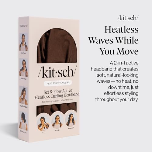 Heatless Curling Headband for Women – Soft Waves Overnight