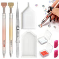 Refillable Rhinestone Picker Tool Kit - 2 Diamond Painting Pens & Accessories