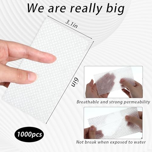 Eldraqth 1000 Pcs Perm Paper End Wraps for Hair Perming Salon & Home Use