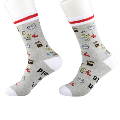 Pharmacist Socks 2 Pairs – RX Gift for Pharmacy Tech
