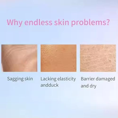 Collagen Face Mask - Human Recombinant Type III Collagen Repair Mask | Overnight Deep Collagen Mask | 5 Sheets, No Alcohol, Anti-Aging, Redness Reduction, Hydration