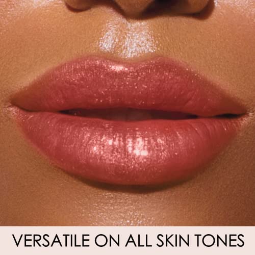 LONDONTOWN Plush Shine Lip Gloss - Sun Kissed Coral, Hydrating Tint