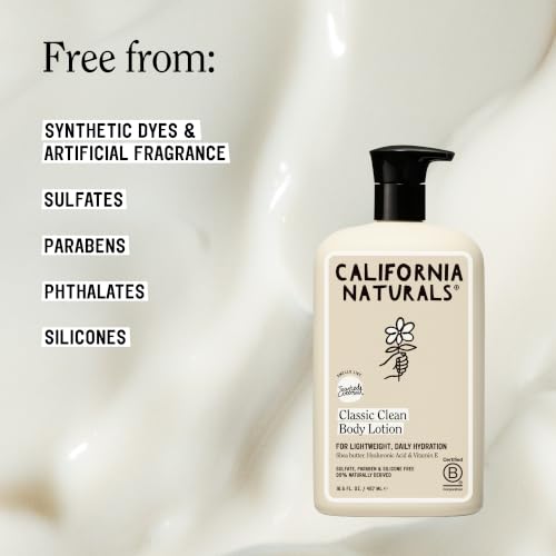 California Naturals Toasted Coconut Body Lotion 16.5 oz - Vegan, Moisturizing, Paraben-Free