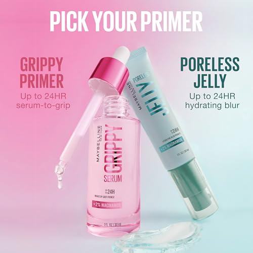 Maybelline Poreless Jelly Primer - Hydrating Blurring, 24HR Wear