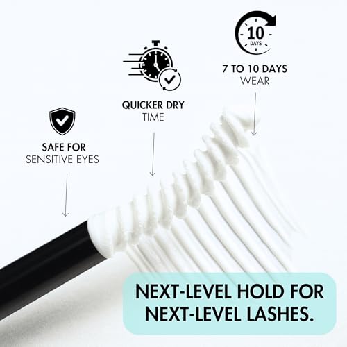 Gazelle Waterproof Lash Bond & Seal Glue - Clear, 7-10 Day Hold, Sensitive Eye Safe