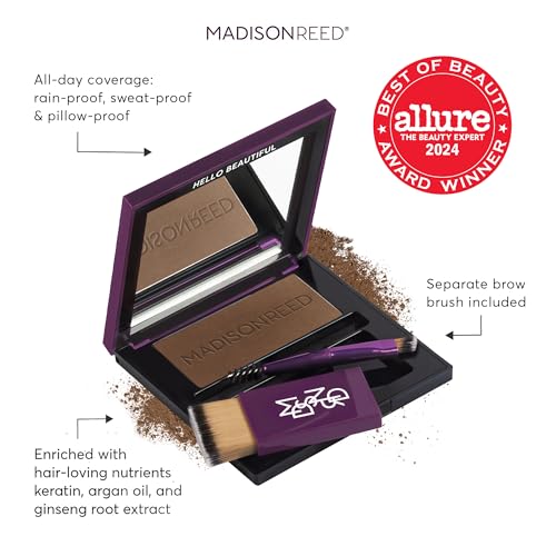 Madison Reed Root Touch Up + Brow Filler, Terra Medium Brown