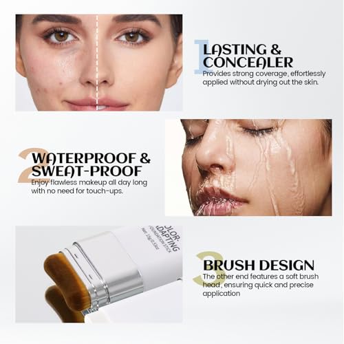 Color Changing Foundation Stick with Brush | LuLuTone