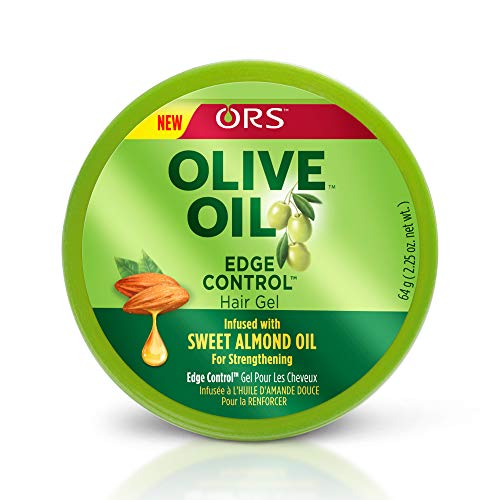 ORS Olive Oil Edge Control Hair Gel, HAIRestore Fertilizing Serum with Nettle Leaf and Horsetail Extract, Olive Oil Fortifying Cream Hair Dress - Bundle
