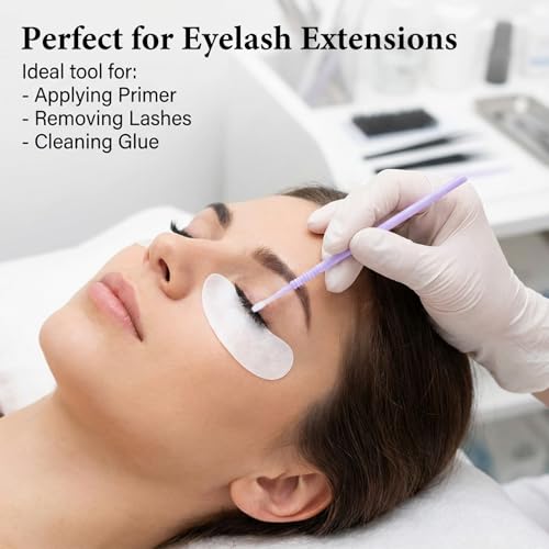 200 Pcs Microswabs for Eyelash Extensions - Precision Microbrush Applicators