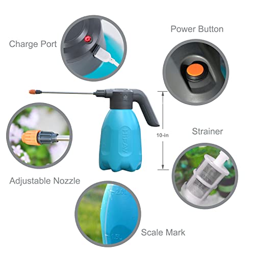 HIFAY ES2-PRO Electric Spray Bottle 2L Rechargeable Plant Mister