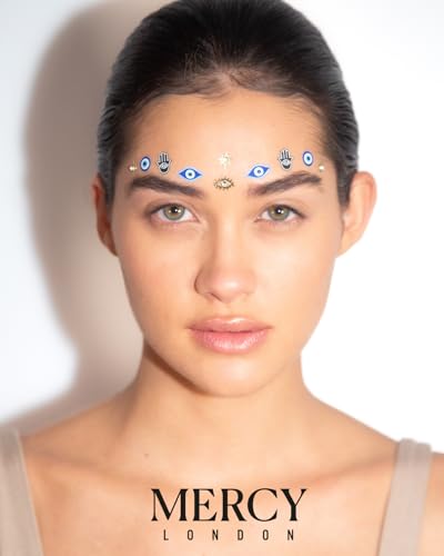 Evil Eye Face Jewels Stick-On Gems by Mercy London