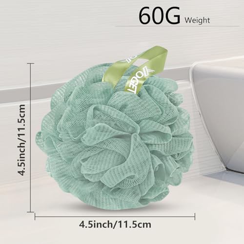 Yoget 4 Pack Shower Loofah Sponge - 60G Bath Exfoliator