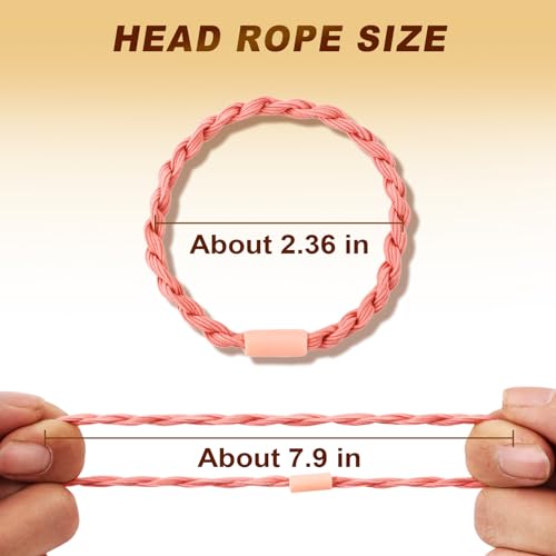 48 Pcs Boho Hair Ties Elastic Ponytail Holders No Damage