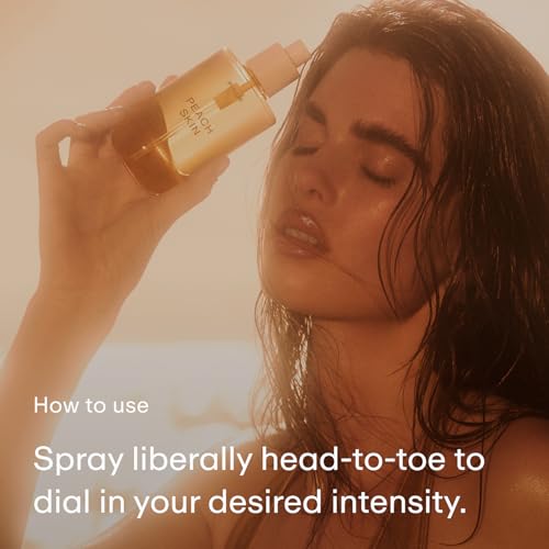 PHLUR Peach Skin Body Mist - Fruity Hair & Body Spray, 8 Fl Oz