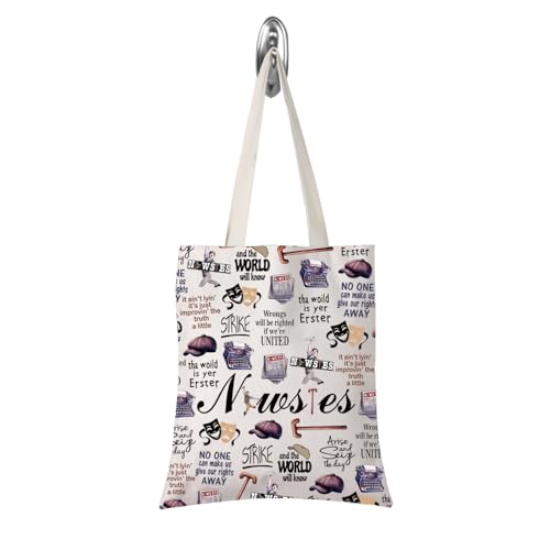 TSOTMO Theatre Lover Tote Bag Musicals Gift Musical Theatre Drama Gift for Women Sister