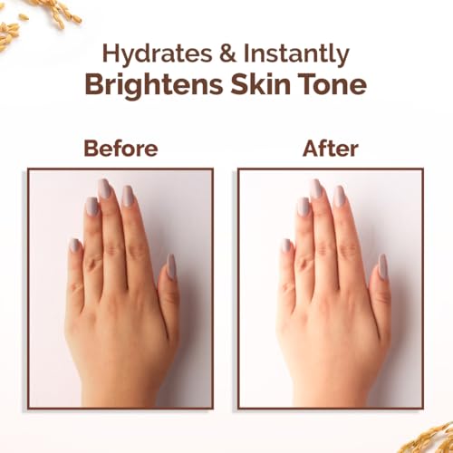 MAMAEARTH Rice Water Tone Up Face Cream | with Rice Water & Niacinamide | Hydrates | Lightweight, Non-Greasy Formula for Smooth Glass Skin | 1.76 Oz (50g)