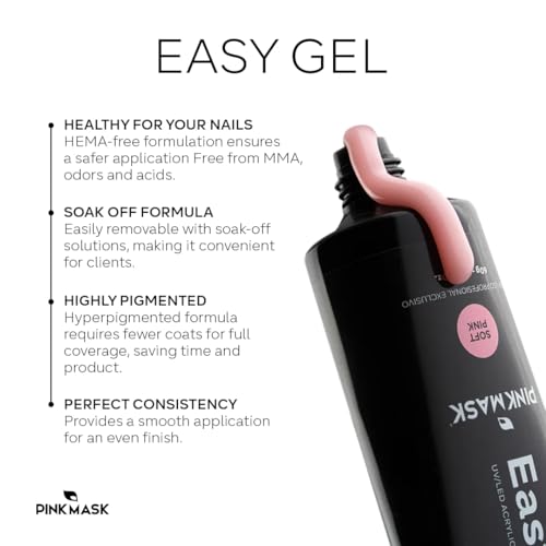 PINK MASK Cover Pink Builder Gel (60g) - Nail Extension & Strengthener