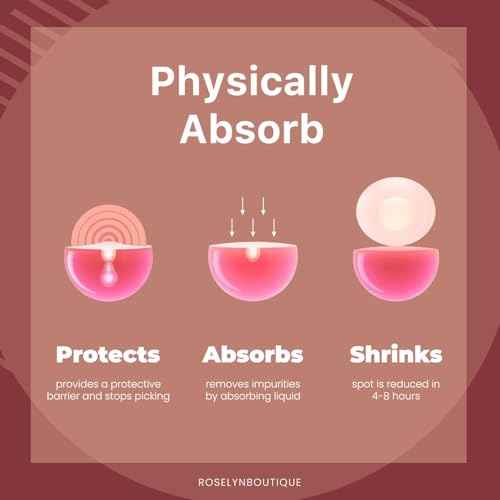 ROSELYNBOUTIQUE Pimple Patches for Face - Hydrocolloid Acne Patches with Tea Tree Oil, Zits Blemishes Pore Strips - Vegan Facial Skin Care Products Cruelty-Free (150 Counts - 4 Sizes)