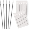 18G Sterile Disposable Piercing Needles - 10 Pack for Body Jewelry Piercing