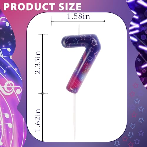 Demon Slayer Birthday Candles Number 7 - Party Supplies