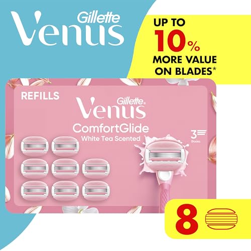 ComfortGlide Women's Razor Blade Refills with Shave Gel Bars - 8 Count