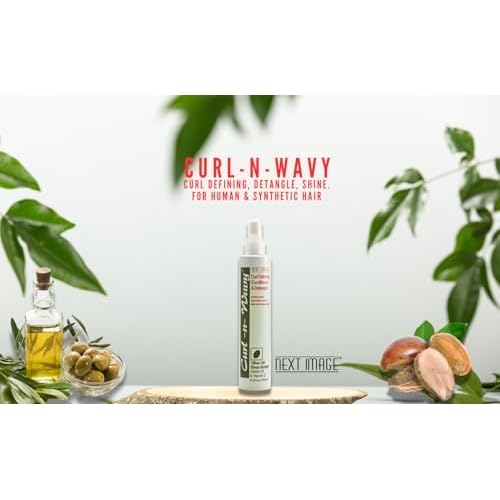 On Natural Next Image Curl-n-Wavy Curl Defining Conditioner and Detangler Oilive Oil, Shea Butter, Jojoba Oil & Vitamin E, 8 Ounce