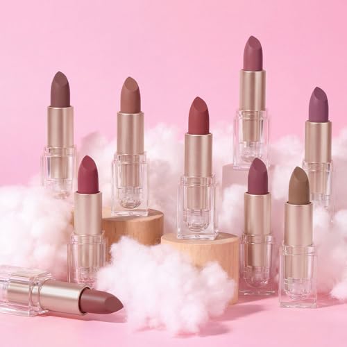 Pink Nude Hydrating Satin Lipstick with Vitamin E