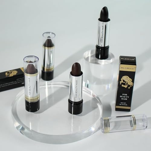 MLSMILE Hair Color Touch-Up Stick - 3PCS Black Instant Gray Coverage