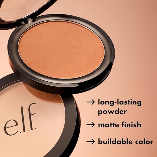 e.l.f. Primer-Infused Matte Bronzer – Long-Wear Sun-Kissed