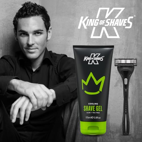 King of Shaves Cooling shave gel Aloe+Tea tree 175ml