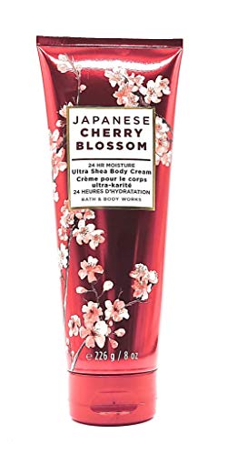 Bath and Body Works 2 Pack Japanese Cherry Blossom Ultra Shea Body Cream 8 Oz.