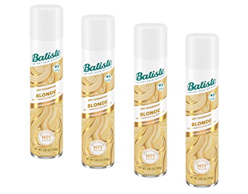 Batiste Brilliant Blonde Dry Shampoo, 3.81oz (Pack of 4)